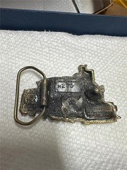Vintage Train 165 Belt Buckle 1981 by Great American Buckle Co