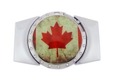 Removable Lighters Belt Buckle Canada Canadian North American Country Flag Leaf