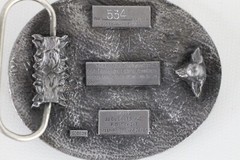 Vintage 90s Limited Edition Numbered 1993 Ohio Firefighter Belt Buckle Pewter