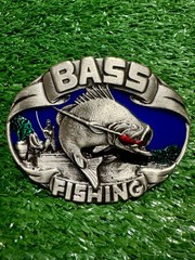 Bass Fish Fishing Fisherman Men&rsquo;s Belt Buckle