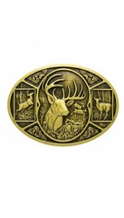Brand New Men Women Gold Metal Fashion Belt Buckle Western Texas Lone Star Shiny