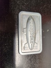Goodyear Belt Buckle Blimp Zeppelin Silver Tone 1974 Vintage