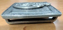Stand Fast Gaelic Theme Scotland Kily Belt Buckle Pewter Pin