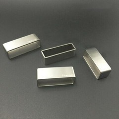 Titanium Belt Loop Belt Buckle Belt Fastener Brushed Titanium Belt Accessories
