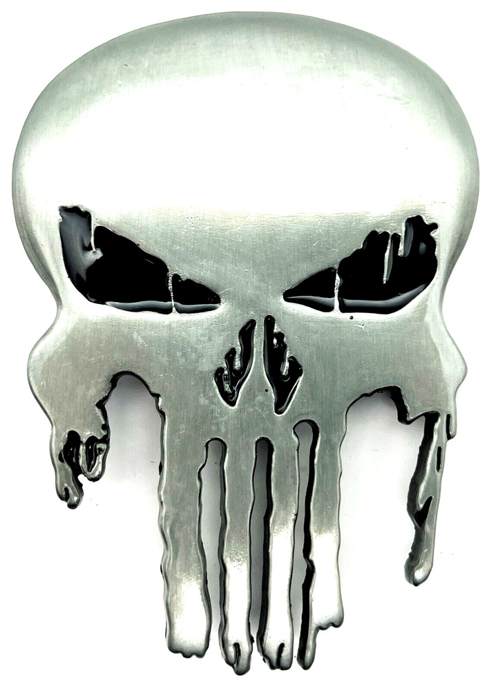 Skull Belt Buckle Biker Gothic New