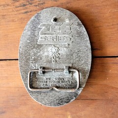 VINTAGE ZEE SERIES AWARD DESIGN RODEO BELT BUCKLE w ORIGINAL BOX USA NIB