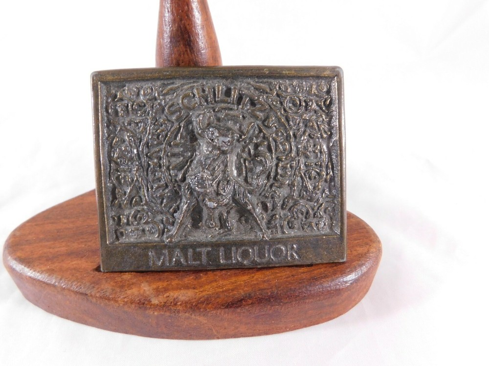 Vintage Schlitz Malt Liquor Beer Belt Buckle