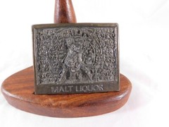 Vintage Schlitz Malt Liquor Beer Belt Buckle