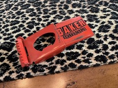 VINTAGE BAKER SKATEBOARDS SKATER BELT BUCKLE RED BLACK Y2K COLLECTABLE USA RARE!