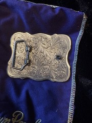 Silver Cross Belt Buckle. Biker. Rocker