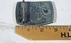 CLASSIC Brass BELT BUCKLE NATIONAL BOY SCOUT JAMBOREE 1981 VIRGINIA