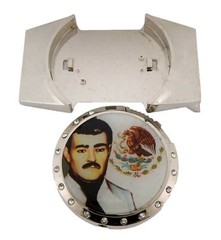 Men Women Western Rodeo Cowboy Belt Buckle Flag Mexico Silver Metal Fashion New