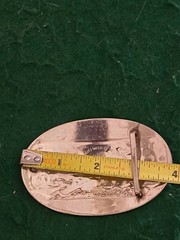 Vintage P.PL.B.R German Silver Belt Buckle (O-17)