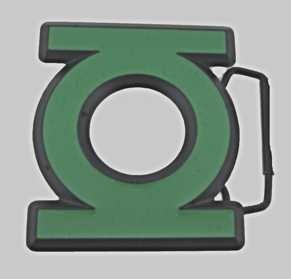 Green Lantern Belt Buckle DC Comics Cosplay Halloween Party Costume Green Emblem