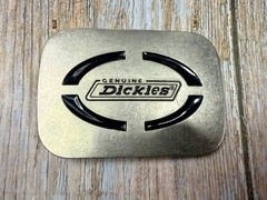 Genuine Dickies Apparel Clothing Company Advertising Promotional Belt Buckle