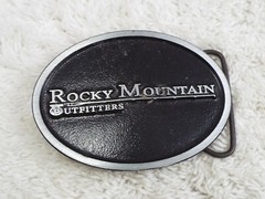 Black Rocky Mountain Outfitters Dynabuckle Provo Utah Belt Buckle (D55)