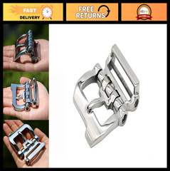 Stainless Steel Single Prong Belt Buckle 1.6&Prime; (40mm) for 1.5&Prime; (38mm) Belts