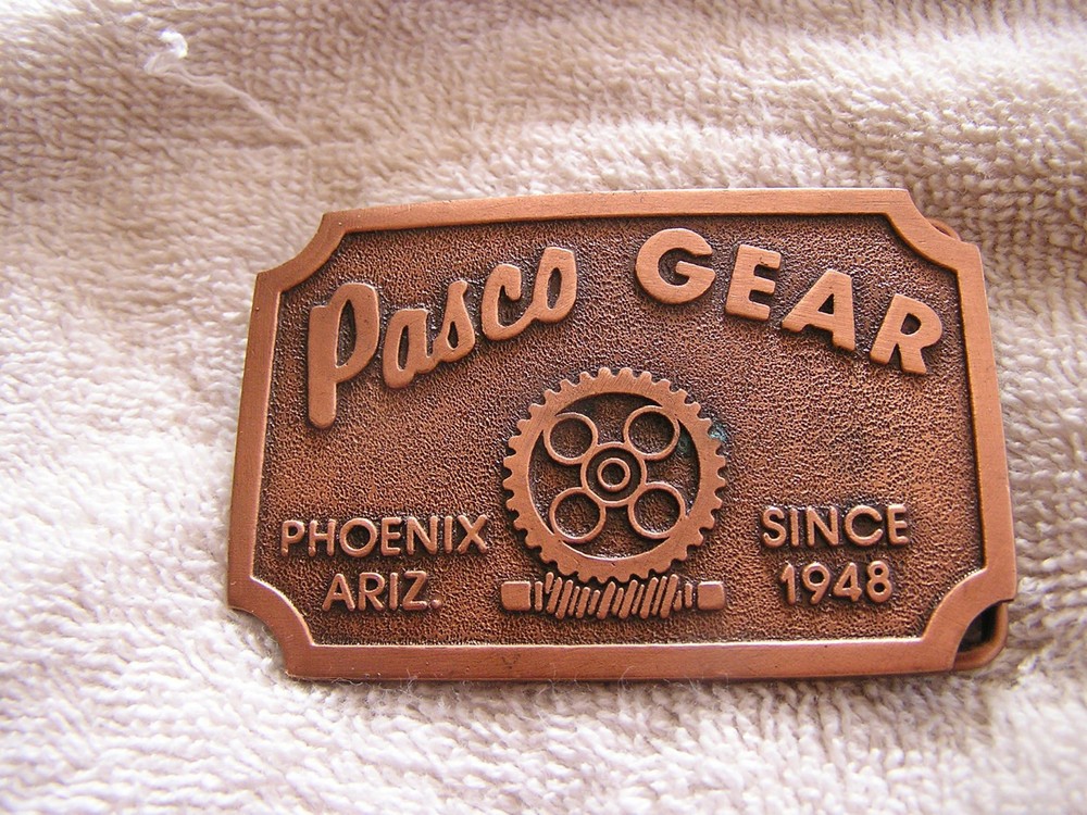 Pasco Gear Belt Buckle Phoenix Arizona