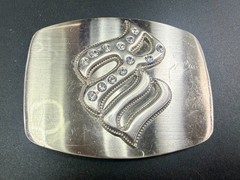 Rocawear with Rhinestone Bling Belt Buckle RW Hip Hop Fashion Vintage 2000s Y2K