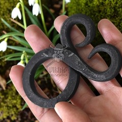 Hand Forged Viking Iron Belt Buckle – Medieval Style Authentic Craftsmanship