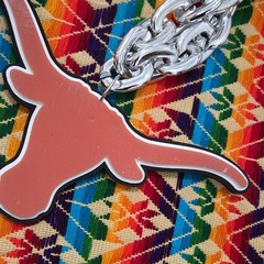 Silver Longhorn Western Belt Buckle w/ Chain Accent – Men&rsquo;s Metal Hardware