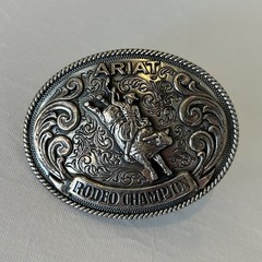 Ariat Youth Western Belt Buckle Bull Rider Rodeo Champion Kids