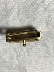 LOUIS VUITTON Gold tone Buckle