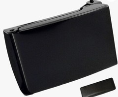 MILITARY WEB BUCLE REPLACEMENT SLIDING& FLIP TOP BLACK AND SILVER