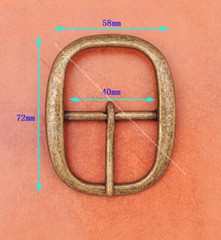 40mm Men Quality Heavy Antique Brass Leahtercraft Center Bar Jeans Belt Buckle