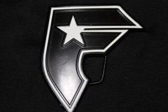 Belt Buckle Initial F Black Metal NEW Men Women Halloween Famous Star and Straps