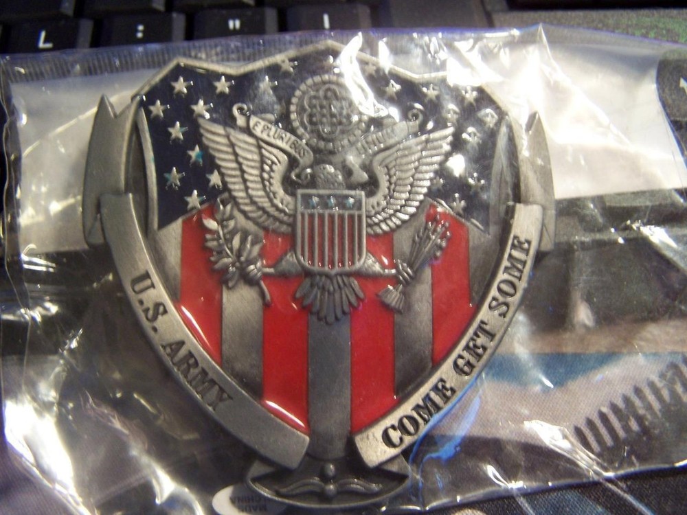 2 NEW SEALED U S ARMY & VETNAM VET FORGOTTEN HERO BELT BUCKLES FLAG EAGLE
