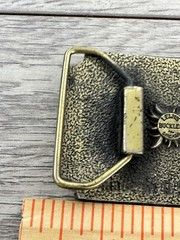 Vintage Sperry New Holland Twin Rotor Combine Belt Buckle Brass Tone USA Farm