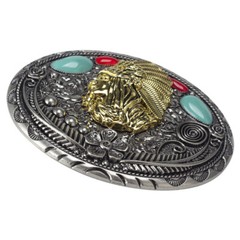 Skull belt buckle for men&rsquo;s Western cowboy motorcycle riding