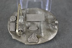 MINT Communications & Telephone 1988 Siskiyou Belt Buckle Z-50 Pewter w/ Pouch