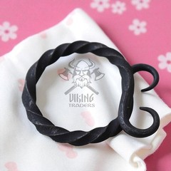 Hand-Forged Medieval Troll Iron Belt Buckle – Viking / Norse Style