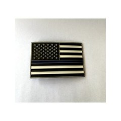 Thin Blue Line Law Enforcement Belt Buckle