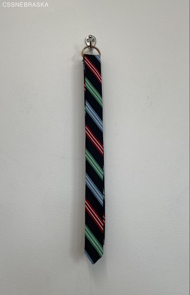 Tommy Hilfiger Mulicolor D Ring Belt Striped Fabric – Size Small