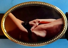 HOME ALONE -Sexy Pose – Epoxy Belt Buckle New!