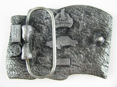 Siskiyou American Lawman Belt Buckle « To Serve and Protect » USA 1992 Vintage