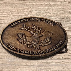 Choice – Vintage Belt Buckle – Ducks, Coors, Broncos, NRA, Remington, Eagle