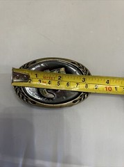 Vintage Heritage Buckle Heavy Duty Solid Brass Oval Fish Belt Buckle