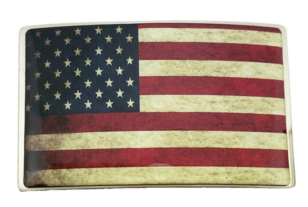 New US Men American Women Country Flag Belt Buckle Western Cowgirl Cowboy Rodeo