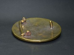 Solid Brass Casting Sunbird Belt Buckle,Sun God Bird Totem Artwork Belt Buckle