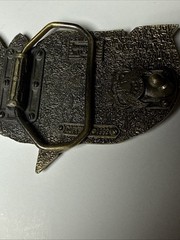 The Great American Buckle Co. BRASS 1992 AMERICA Belt Buckle MADE IN THE USA