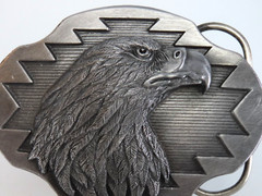 1990 Arroyo Grande #AG44 Eagle Head Belt Buckle USA