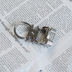 Salvatore Ferragamo Alloy Horseshoe Buckle for 34-35mm leather strap Silver
