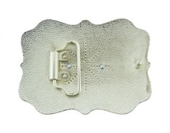 Rodeo Belt Buckle Gold Silver Metal Square Cowgirl Men Women Vintage Texas State
