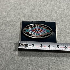 VTG 90s Southwestern Native American Style Belt Buckle – In Box