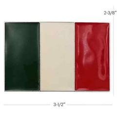 Italy Flag Belt Buckle Chrome Metal Italian Pride Italiano