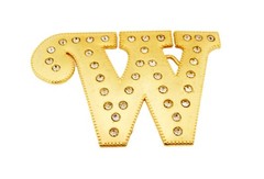 Initial Letter W Belt Buckle Alphabet w Monogram Western Cowboy Rodeo Style New
